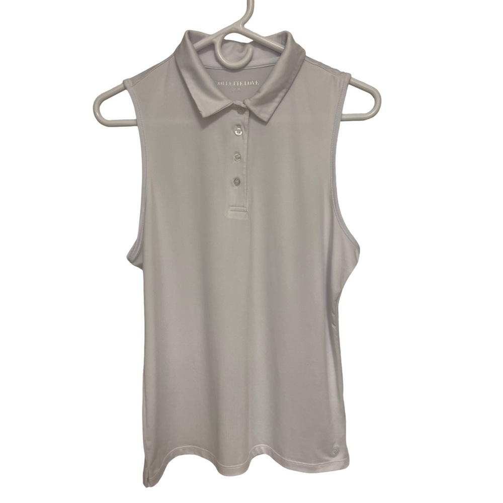 Collette Love Sleeveless Performance Polo Top Women’s Medium